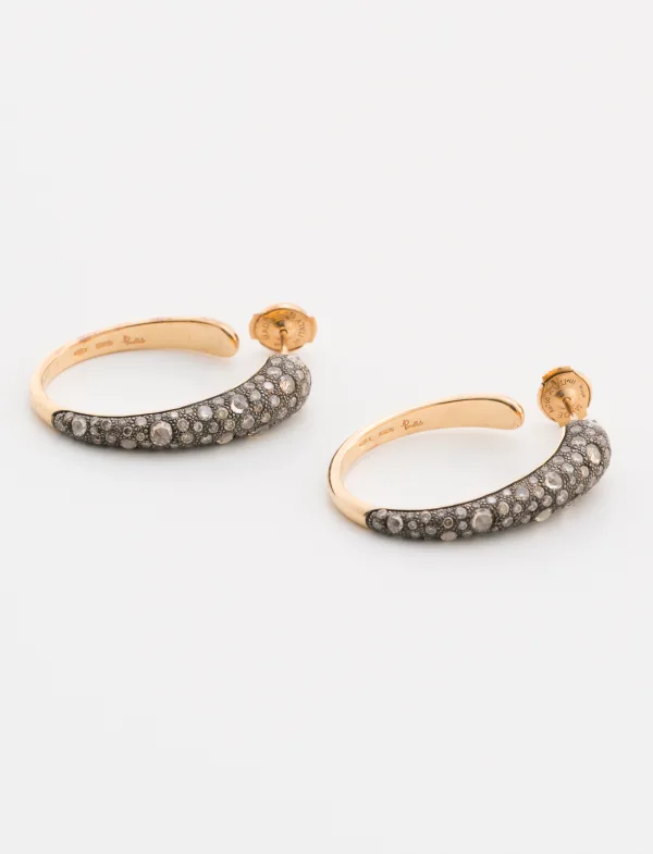 Boucles d'Oreilles Pomellato Tango Or Rose & Diamants
