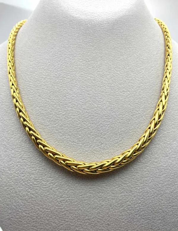 Collier Maille Palmier Or Jaune 18K
