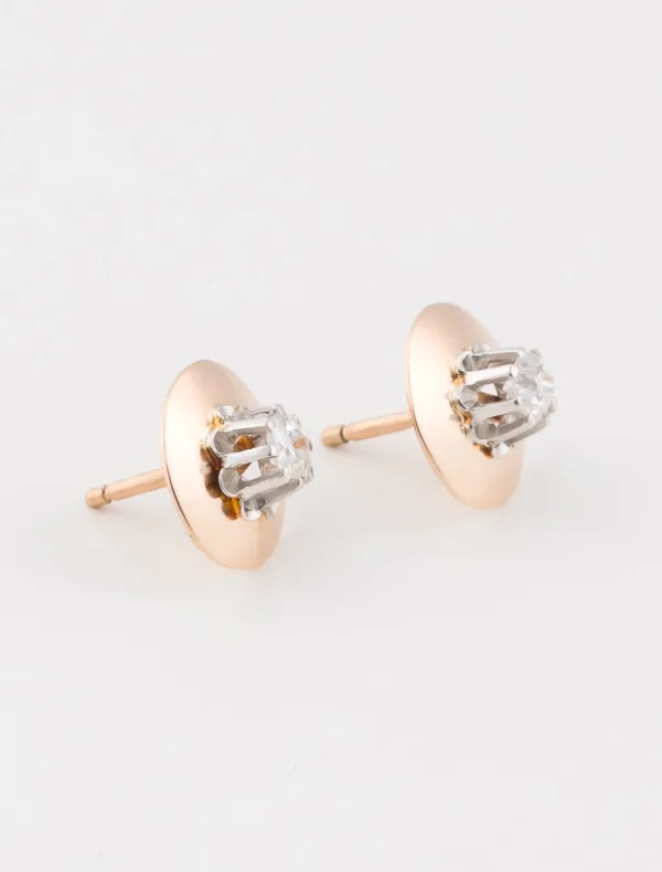 Boucles d'Oreilles Or & Diamants