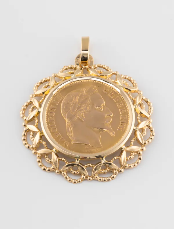 Pendentif Pièce d'Or Napoléon III