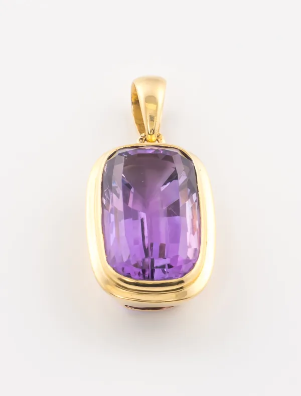 Pendentif Fred Vintage, Améthyste & Or Jaune