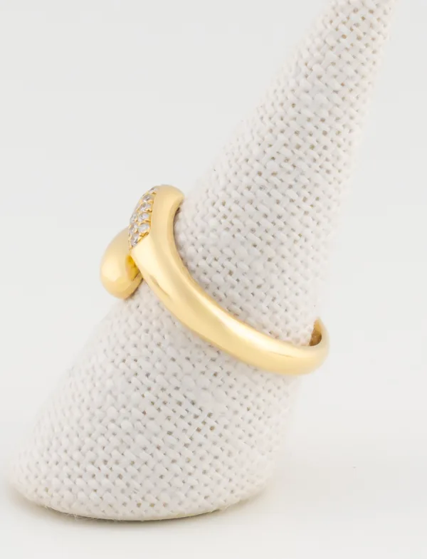 Bague Jonc Or Jaune & Diamants