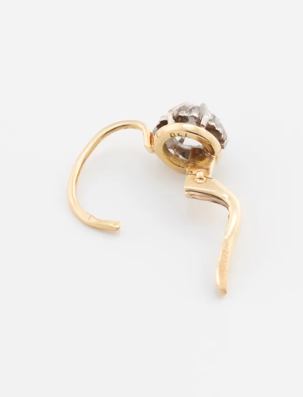 Boucles d'Oreilles Dormeuses Diamants