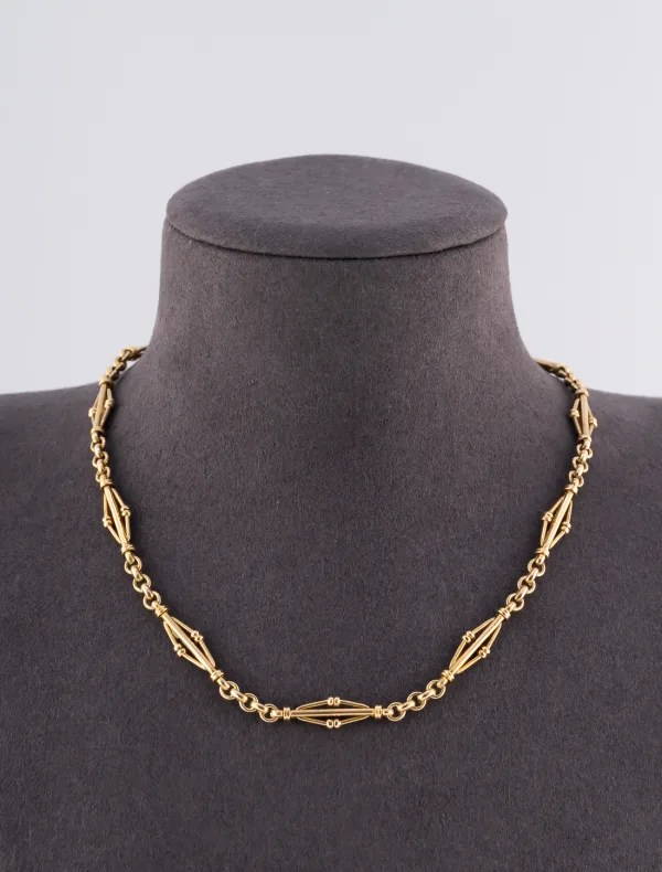 Collier Chaine Ancienne Or Jaune