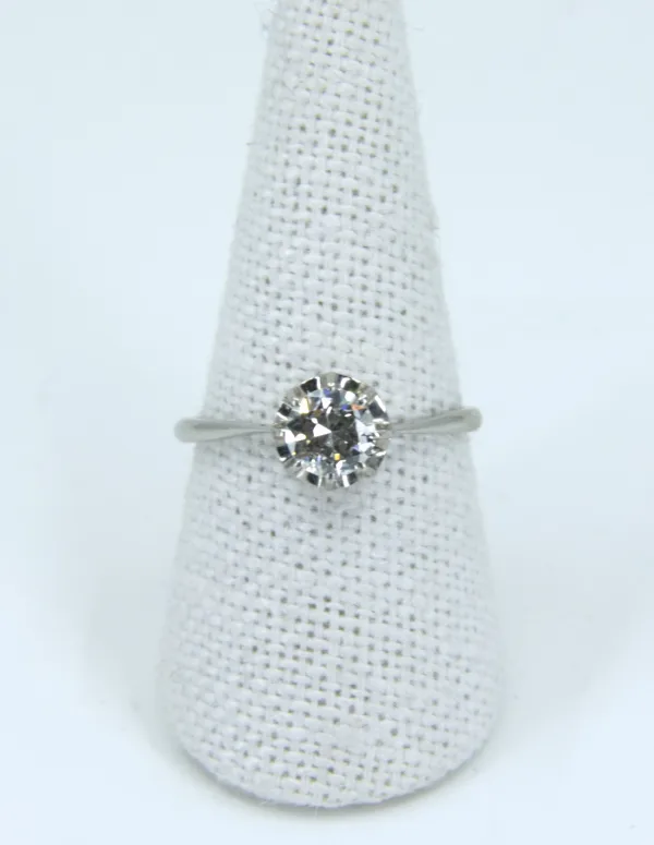 Bague Platine & Diamant Solitaire