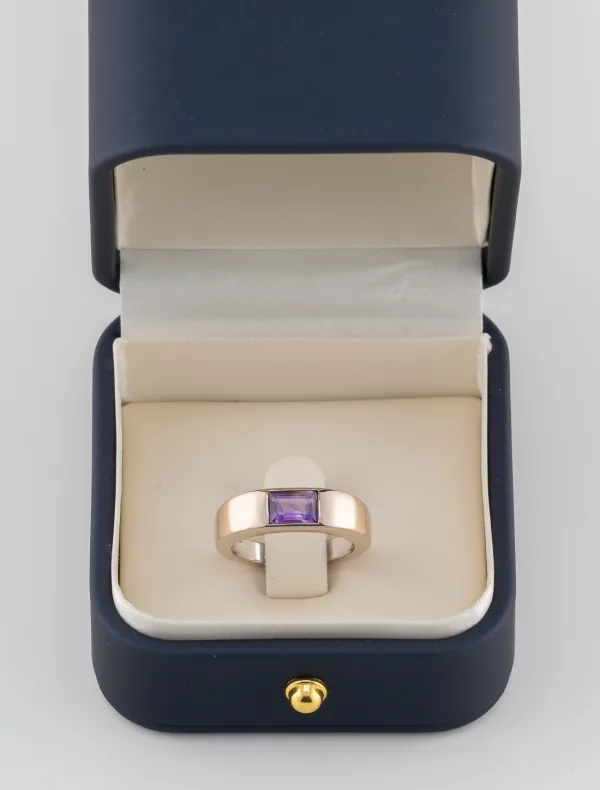 Bague Jonc Améthyste