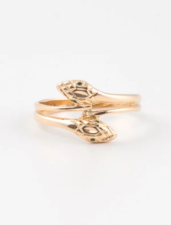 Bague Serpents Or Jaune