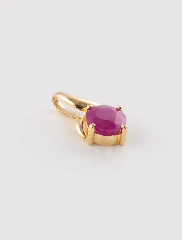 Pendentif Rubis & Or Jaune