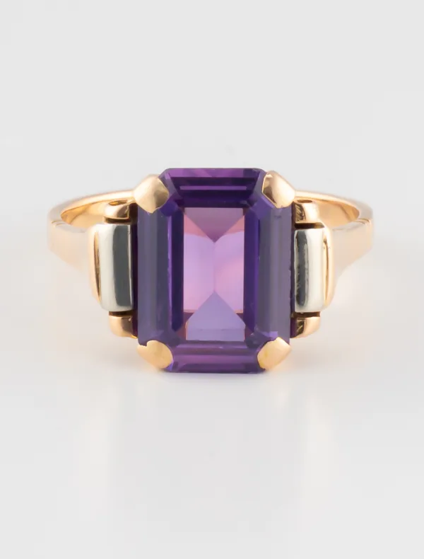 Bague Améthyste Art Déco