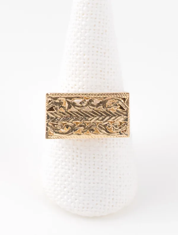 Bague Ajourée Or Jaune