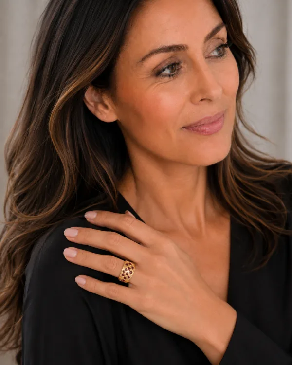 Bague Rubis & Diamants