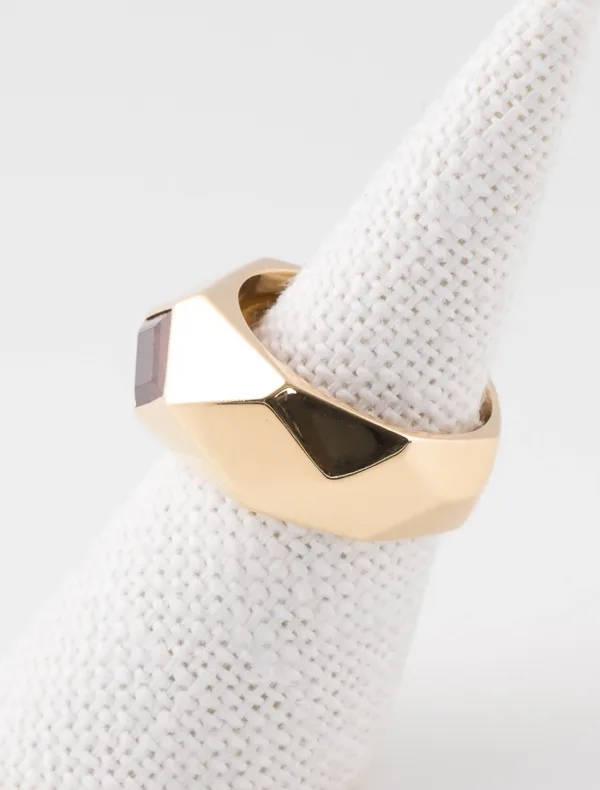Bague Hermès Rubis & Or Jaune