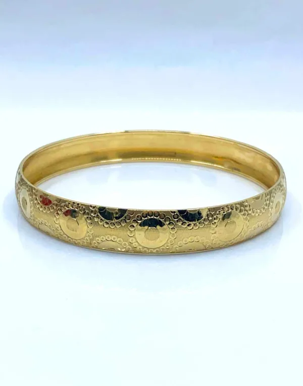 Bracelet Or Jaune Ciselé