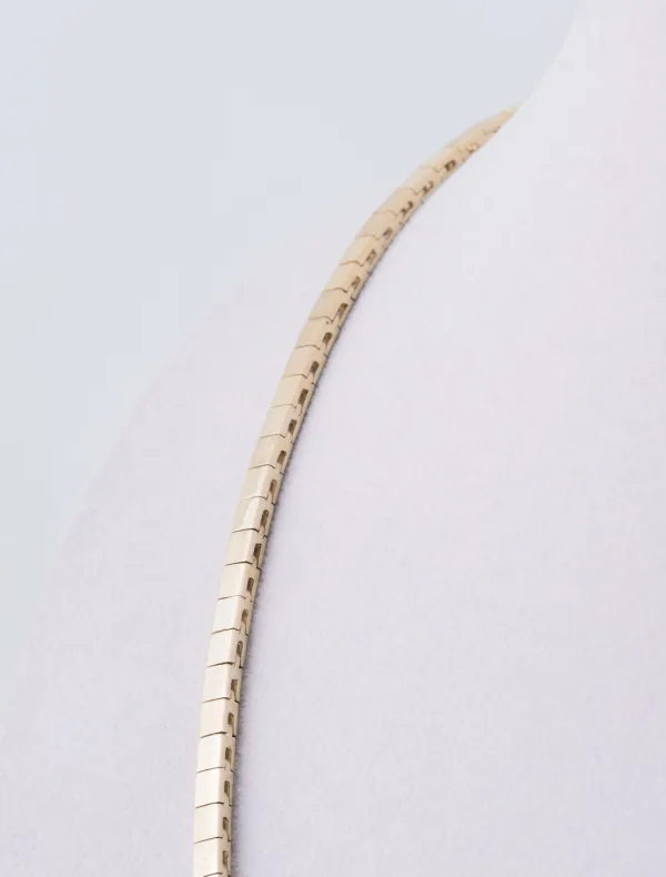 Collier Mailles 2 Ors, Rubis & Diamants