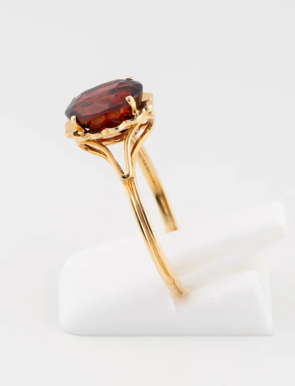 Bague Grenat Or Jaune