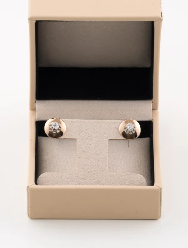 Boucles d'Oreilles Or & Diamants