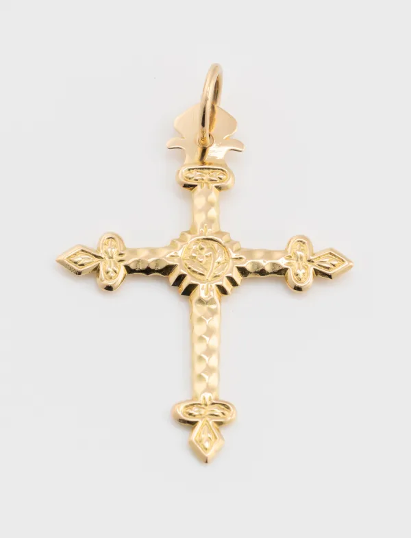 Croix Jeannette Or Jaune