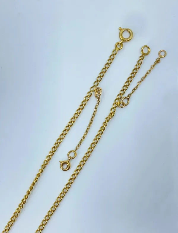 Chaîne maille gourmette or jaune 18 carats
