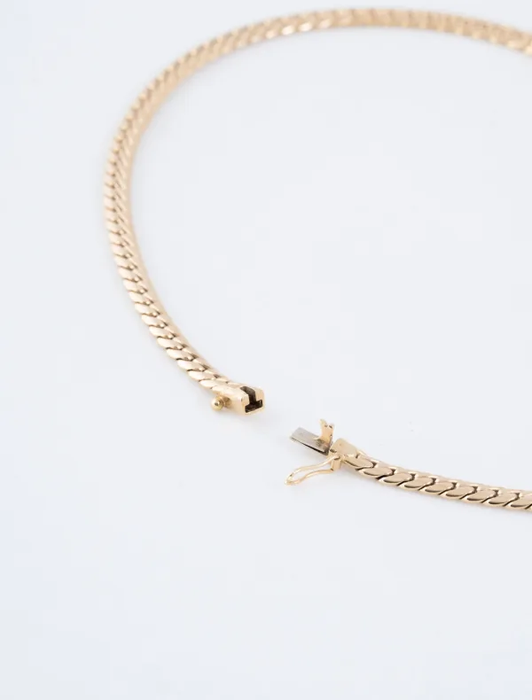 Collier Boucle Or Jaune & Diamants