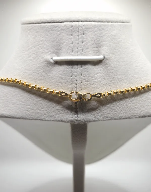 Chaine Mailles Jaseron Progressives Or Jaune