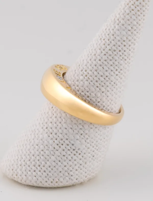 Bague "I Love You" Or Jaune & Diamant