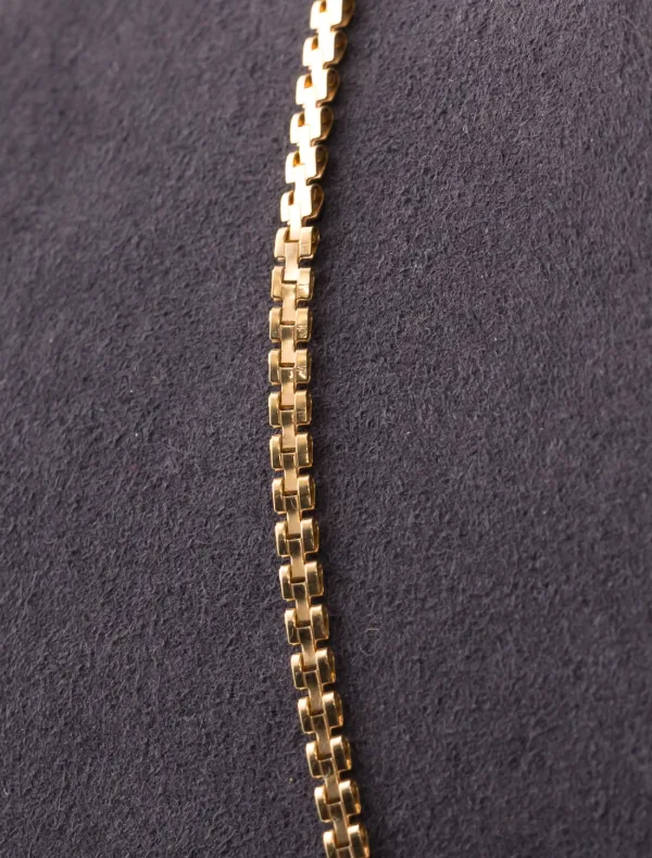 Collier Feuilles & Fleurs Or Jaune