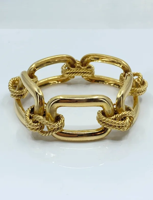 Bracelet Vintage Or Jaune