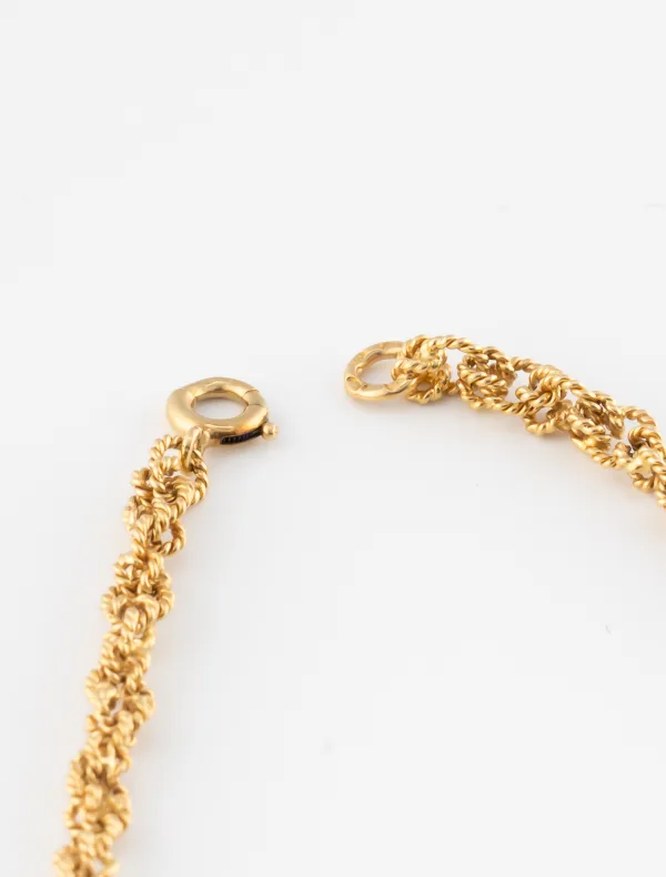 Collier Corde Or jaune
