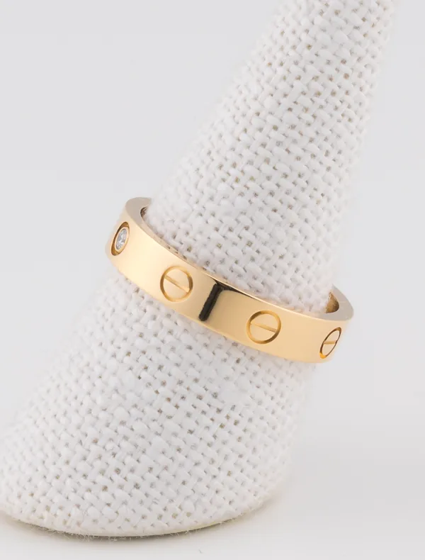 Bague "Love" Cartier Or Jaune & Diamant