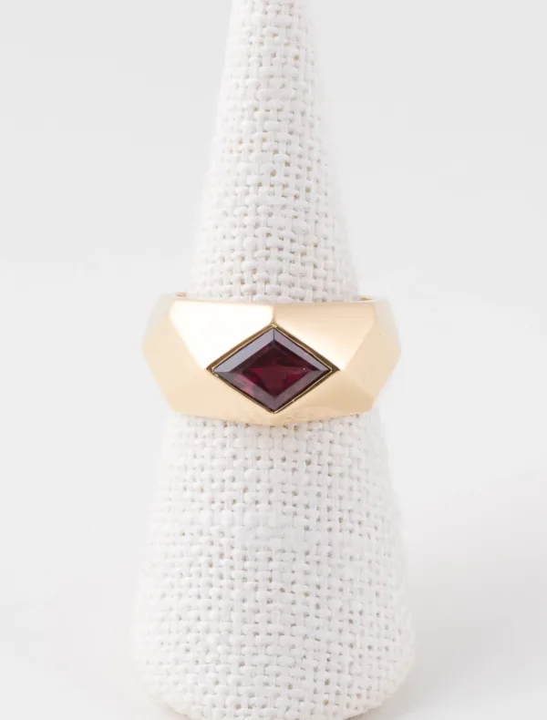 Bague Hermès Rubis & Or Jaune