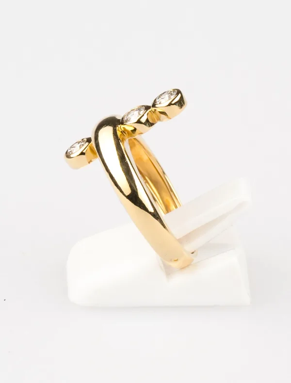 Bague Trilogie Or Jaune & Diamants