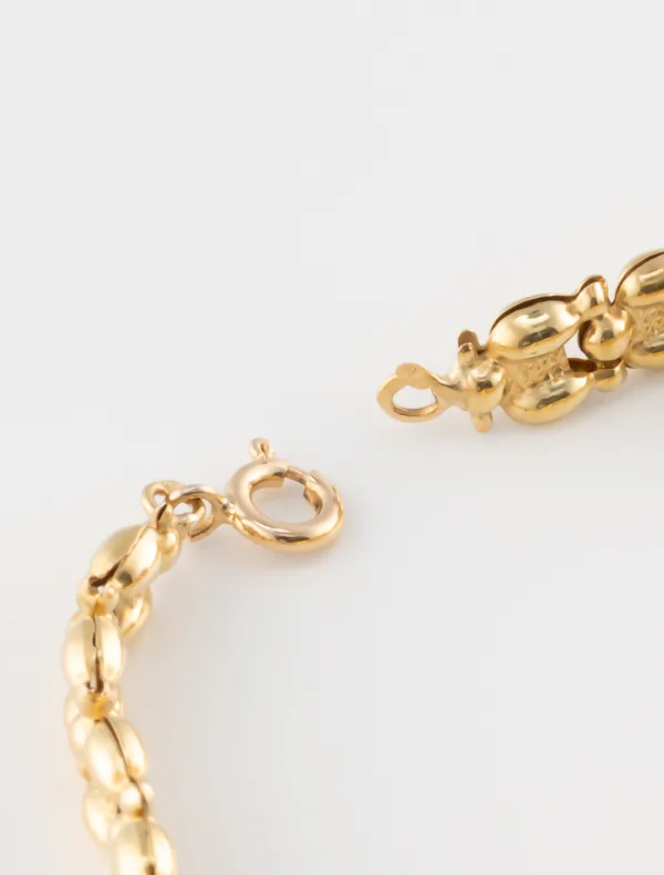 Bracelet Améthystes Or Jaune