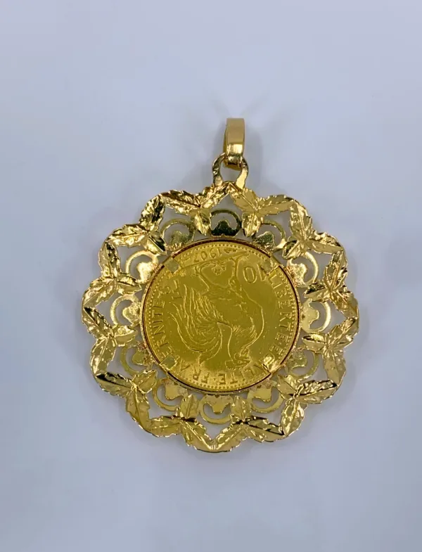 Pendentif Pièce 10 francs Or