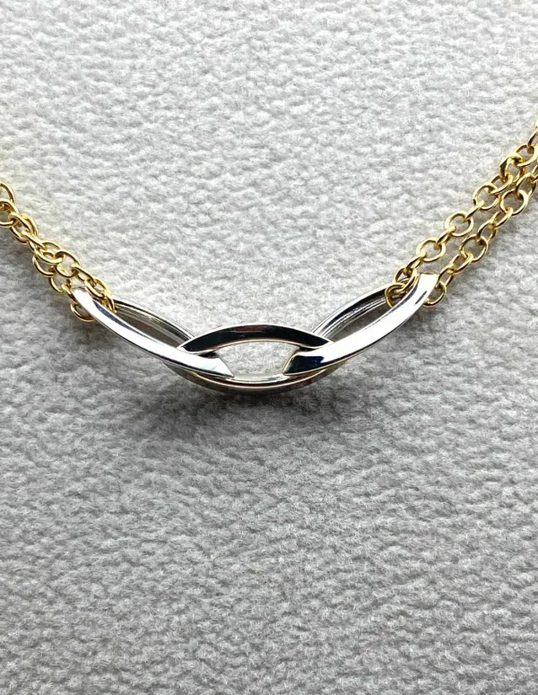 Collier Or Bicolore