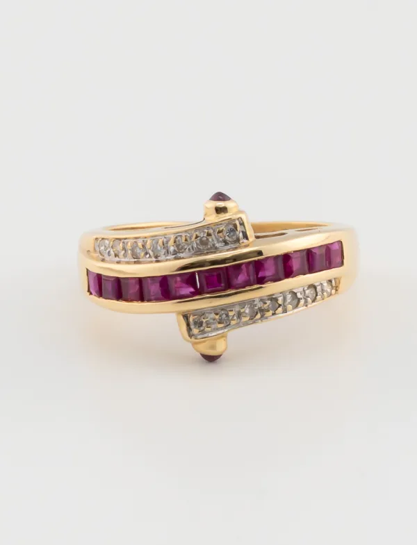 Bague Rubis & Diamants