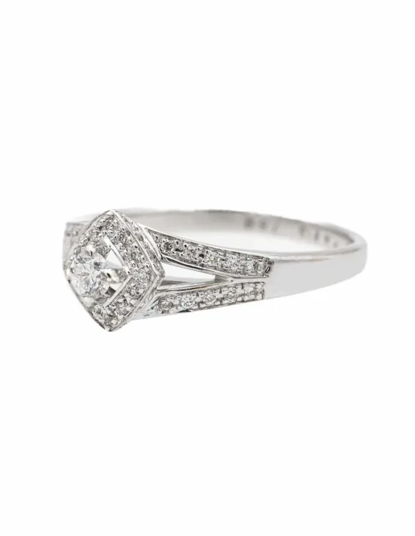 Mauboussin Bague Solitaire Love My Love Or Blanc Diamant