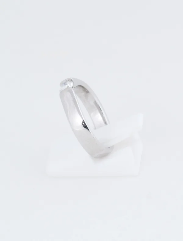 Bague Diamant Solitaire Or Blanc