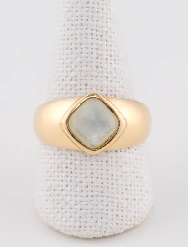 Bague Jonc Nacre Or Jaune