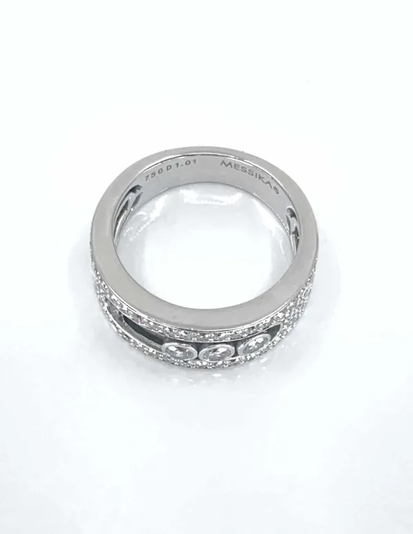 Bage Messika Move Or Blanc Pavée Diamants