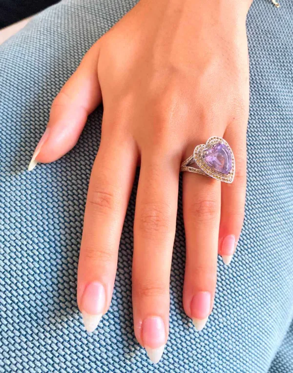 Bague Mauboussin "Subtile Raison" Amethyste & Saphirs