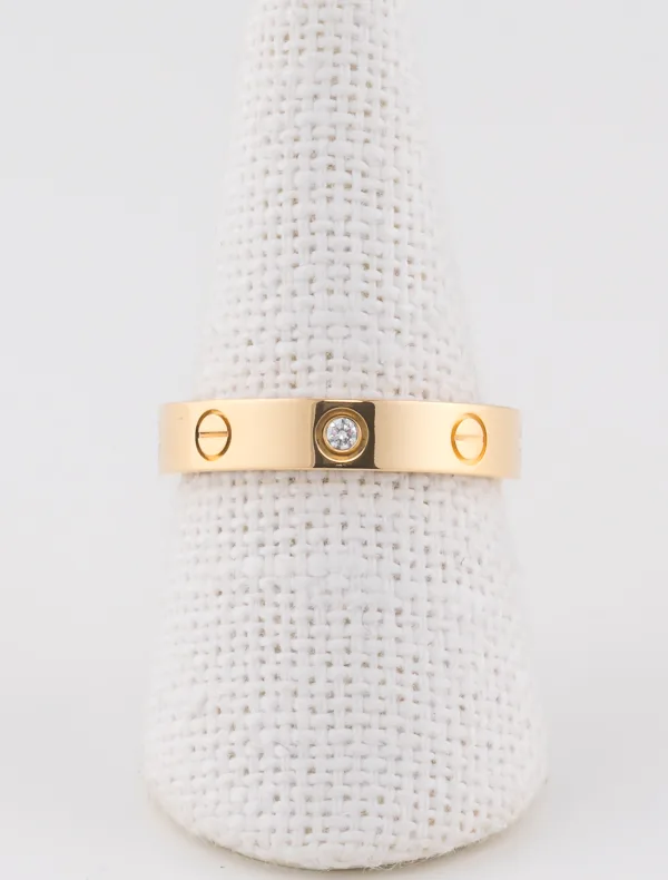 Bague "Love" Cartier Or Jaune & Diamant
