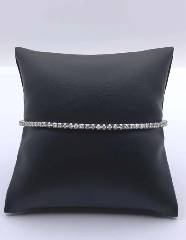 Bracelet Rivière Or Blanc & Diamants