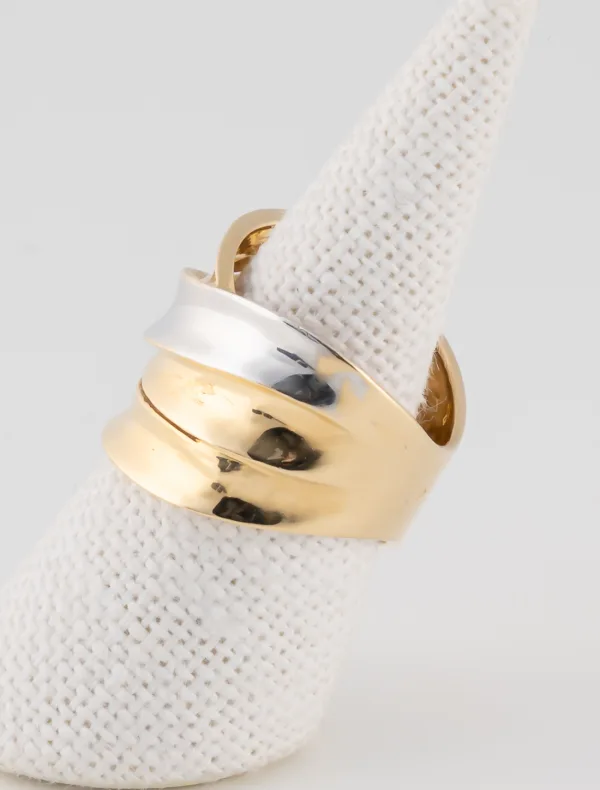 Bague Multi Anneaux 2 Ors