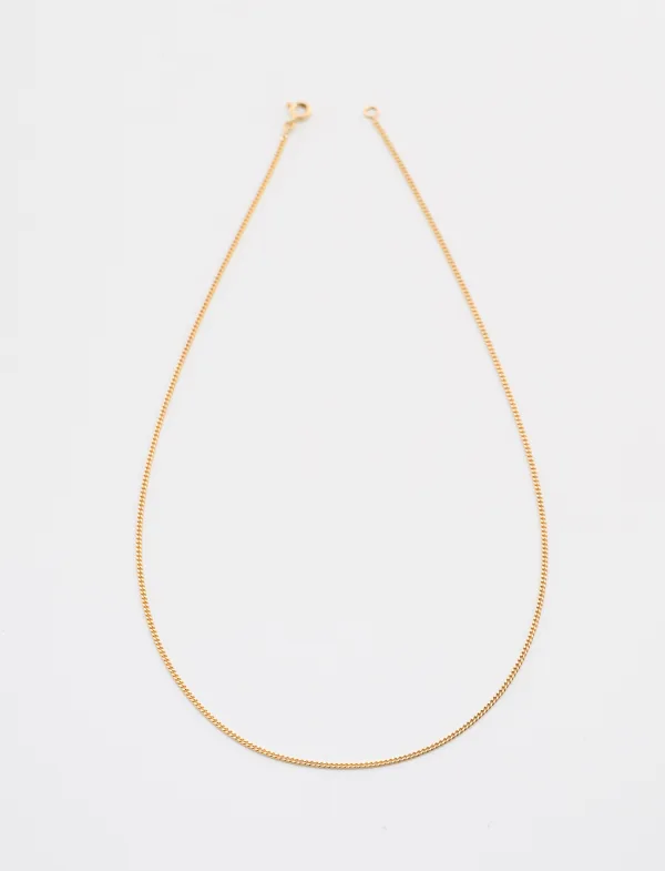 Collier Maille Gourmette Fine Or Jaune