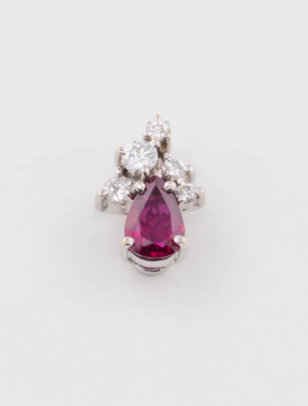 Pendentif Rubis & Diamants