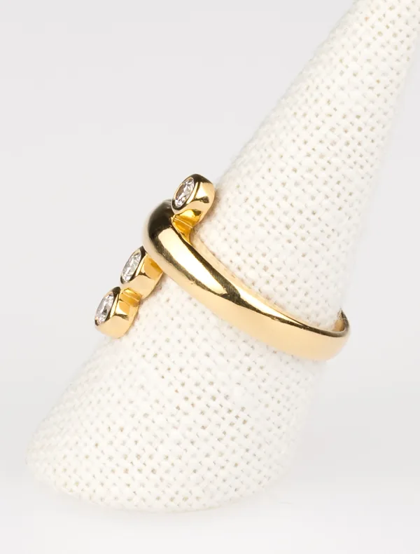 Bague Trilogie Or Jaune & Diamants