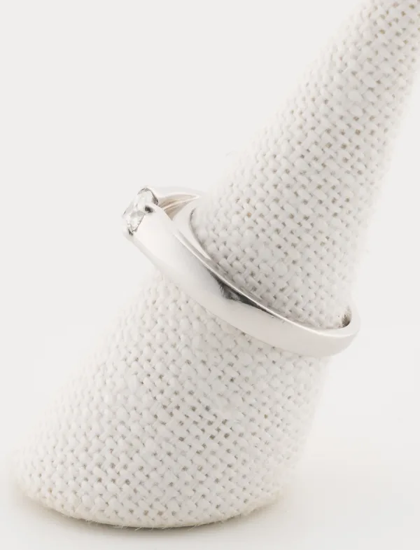 Bague Solitaire Platine Bulgari