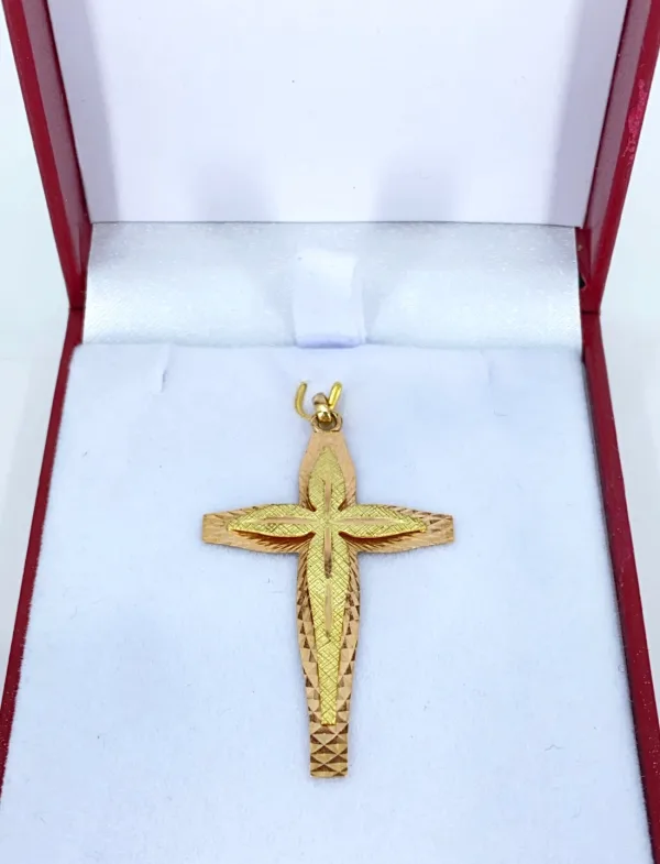 Pendentif Croix Ancienne 2 Ors