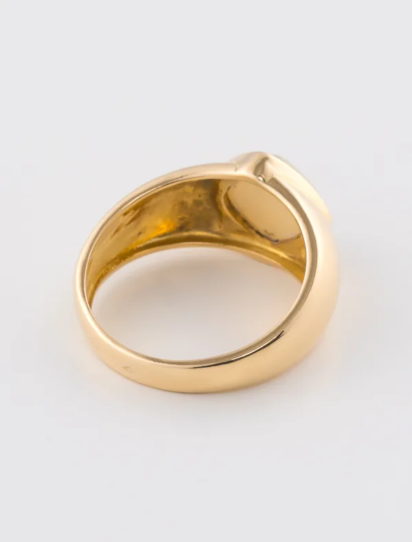 Bague Jonc Nacre Or Jaune
