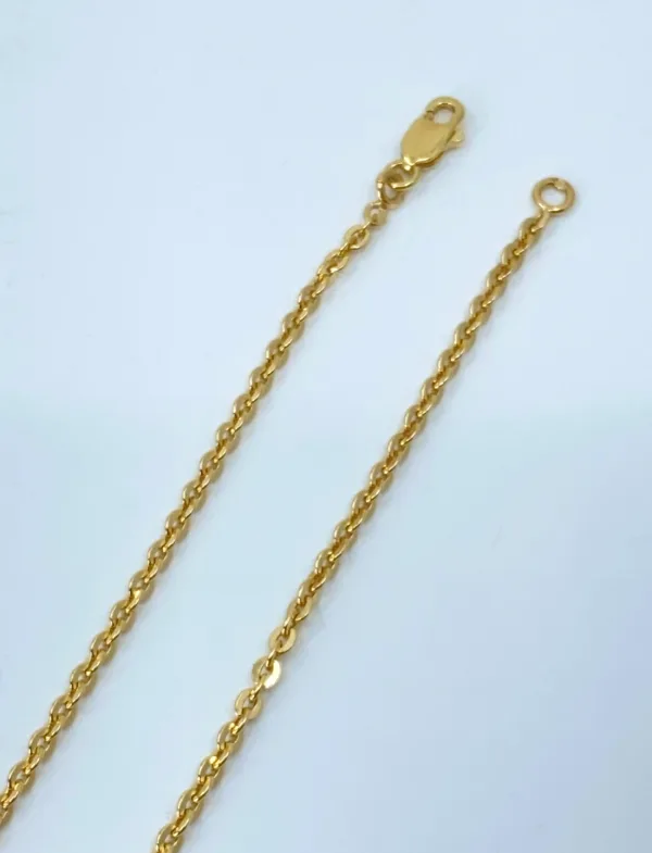 Chaine Maille Forçat Or Jaune 18K